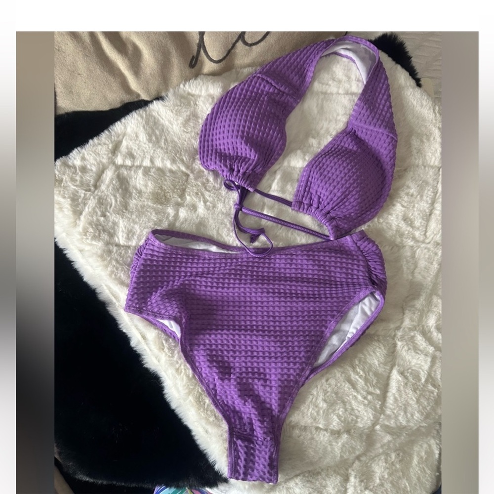 Purple Halter Bikini Set - Picture 11 of 15